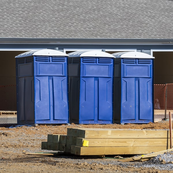 are there any restrictions on where i can place the porta potties during my rental period in South Bay